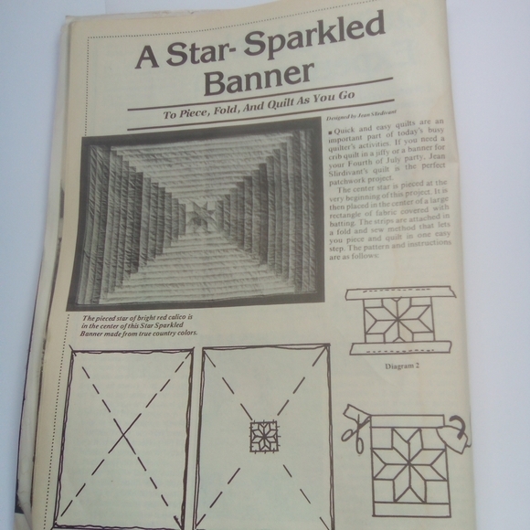 Old Fashioned Patchwork Vintage Magazine Quilting Quilt Patterns - Picture 3 of 13